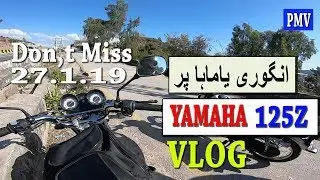 YAMAHA YB 125Z Motorcycle  Perfect Powerful Off Roader Tested on Angoori Hills Vlog 27.1.19