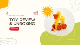 Pull - Along Pelican Duck Toy || No Batteries required || Attractive Sound || Pull - Along Toy
