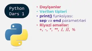 İnformatika dərsləri. Python. Dərs 2