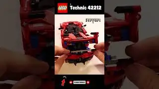 LEGO - Ferrari FXX K &ndash; Spoilers, Lights & Final Reveal 🏎️🔥Technic 42212 #shorts