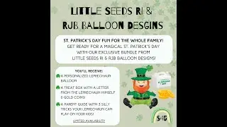 St  Patrick's Day Specials from RJB Balloon Designs by Robin! ☘️