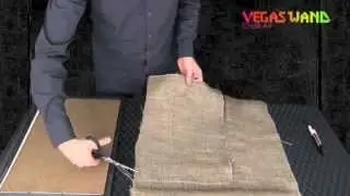 DIY - Chalk Marker Burlap Display Board Tutorial - by Vegas Wand