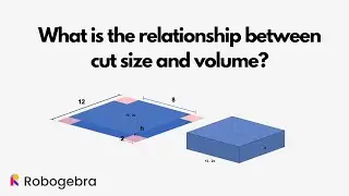 What is the relationship between Cut Size and Volume of the Box? | Robogebra AI (Tamil)