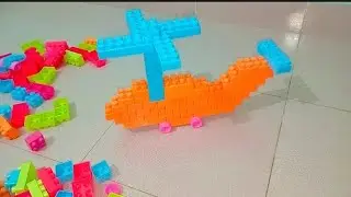 Satisfying DIY Helicopter | ASMR Building Blocks #buildingblocks #asmrsounds MUSCAN TOYS