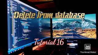 Delete data from Database | Java | Tutorial 16