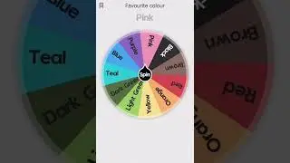 Part 2 #spinthewheel #color #colour