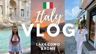 ITALY TRAVEL VLOG | Lake Como & Rome