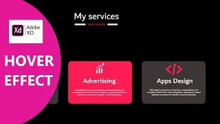 Hover Effects In Adobe XD | Web design in Adobe XD.