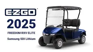 2025 E-Z-GO RXV Freedom ELiTE Golf Cart at Lake Erie Golf Cars