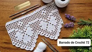 🌹BARRADO DE CROCHÊ 72 #barradodecrochenavertical