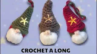 CROCHET GNOME ORNAMENT