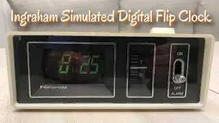 Ingraham Model 59-030 Simulated Digital Flip Clock