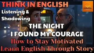 The night I Found My Courage | Think in English ❤️| Learn English Through Story 📘| English Story
