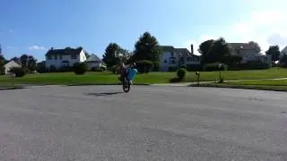 Honda CRF100F 2nd Gear Wheelie