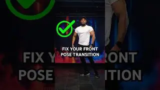 Fix your front pose transition! #bodybuilding #posing #easyfixes