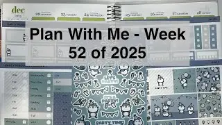 Планируйте вместе со мной &mdash; 52-я неделя 2025 года (вертикальный ежедневник Erin Condren LifePlann...