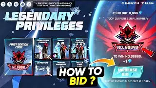 New Legendary Auction Event Free Fire l Free Fire New Event l Ff New Event lDreamspace Auction Event