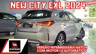 HONDA NEW CITY EXL 2024 HATCH VERS&Atilde;O DE ENTRADA | &Eacute; MELHOR QUE O TOYOTA YARIS ?