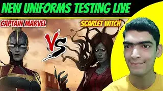 🚨 Zombie Update Live 🚨 New Uniforms Testing 🔥 Captain Marvel Vs Wanda | Marvel Future Fight