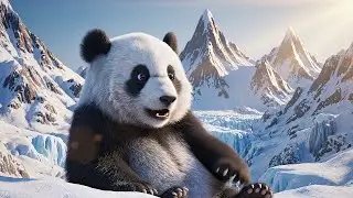 Minecraft Baby Panda Climbed a Snowy Mountain | Kids Songs & Nursery Rhymes