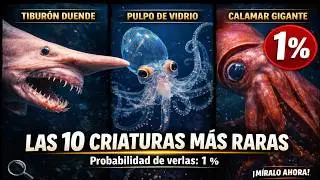 Las 10 criaturas m&aacute;s raras de la Tierra | Probabilidad de verlas: 1 %