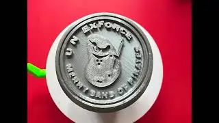 3d Printed Skippy THE Magnificent! Silver PLA Ender 3 Pro Timelapse Octoprint