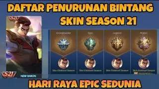 BOCORAN SKIN SEASON 21 MOBILE LEGENDS | RESET SEASON 21 MOBILE LEGENDS
