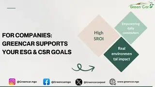 GreenCar Carpool | India&rsquo;s Not-for-Profit ESG Commute Solution for a Cleaner Future