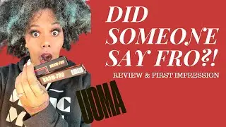 UOMA BROW FRO REVIEW AND FIRST IMPRESSION | NEW EYEBROW PRODUCTS | BABY HAIRS