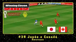 Winning Eleven 2022: World Cup 2022 (PS1) Friendlies #29 Japan vs Canada