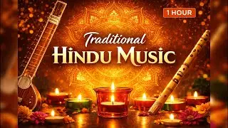 1 HOUR Traditional Hindu Music 🪕 Instrumental Indian Music for Meditation, Yoga & Focus