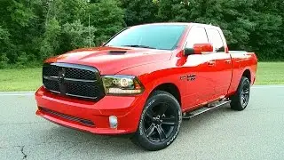 2017 Ram 1500 Quad Cab Night with Mopar Parts Running Footage