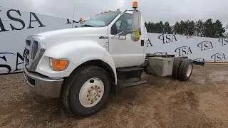 15483 - 2005 Ford F750 Cab & Chassis Will Be Sold At Auction!