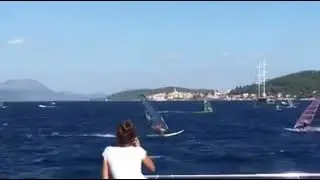 Korcula Croatia. Water sports abound. 