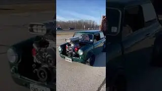 🤯Crazy Supercharged Mini Cooper 😈 #minicooper #supercharged #yt #carspotting #mini #engineswap #sora