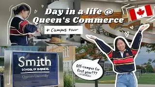 Day in a life of a Queen's Commerce student VLOG // Queen's University // 2021  *Off Campus*