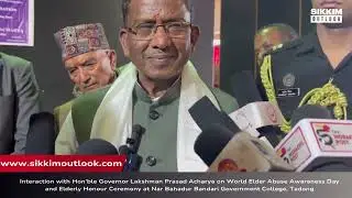 Honoring the Elderly: Governor Acharya's Address at Nar Bahadur Bandari College