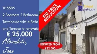 25K, 2 Bedroom 2 Bath with a Patio & Roof Terrace Property for sale in Spain inland Andalucia TH5585