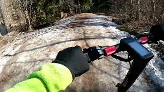 Inokim Quick 4 Super Electric Scooter vs Ice road