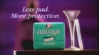 Always Ultra 'Less Pad, More Protection' Advert --