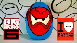 HUGE Baymax Toy Egg Play Doh Surprise
