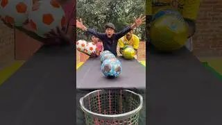 amazing football roll family challenge #game #challenge
