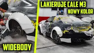BMW M3 E92 zmiana koloru nowy lakier na całym aucie! *WIDE BODY*