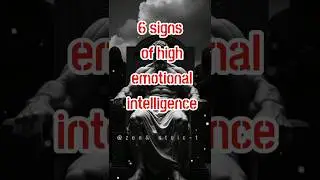 6 Signs of People With High EQ(Emosional Intelligence)#stoicism #mindset#motivation #shorts