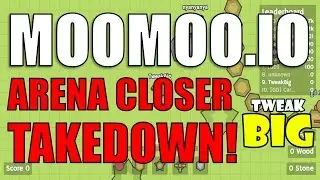 MooMoo.io - Tweak Big Takes Down Arena Closer!