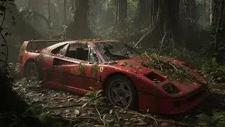 ASMR Full Restoration of Abandoned Ferrari F40 (1987) | Extreme Engine Rebuild to Brand-New Look#ai