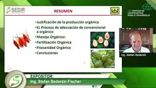 SEDIR: PRODUCCIÓN ORGÁNICA DE CULTIVOS FRUTÍCOLAS DE EXPORTACIÓN   23  Mar 2022