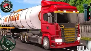 Oil Truck Parking Driving Simulator - Cargo Transporter Tanker Offroad Driver - Android GamePlay