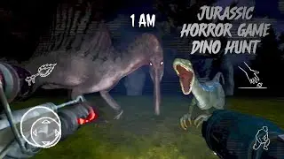 Jurassic Horror Game Dino Hunt - Mobile Gameplay Video (Android)