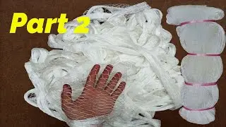 How to make a cast net (step by step)  Part 2  /  Casting  machine  net